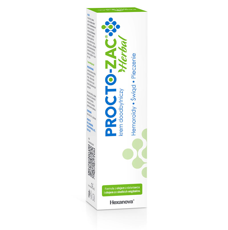 HEXANOVA SP. Z O.O. Procto-Zac Herbal, krem doodbytniczy, 50ml — Składniki i ocena