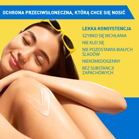 CeraVe Niewidoczny balsam przeciwsłoneczny do twarzy i ciała SPF50+, 75ml