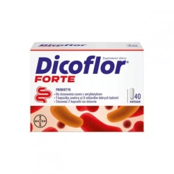 Dicoflor Forte, probiotyk, 40 kapsułek