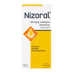 Nizoral, szampon przeciwłupieżowy, 100 ml